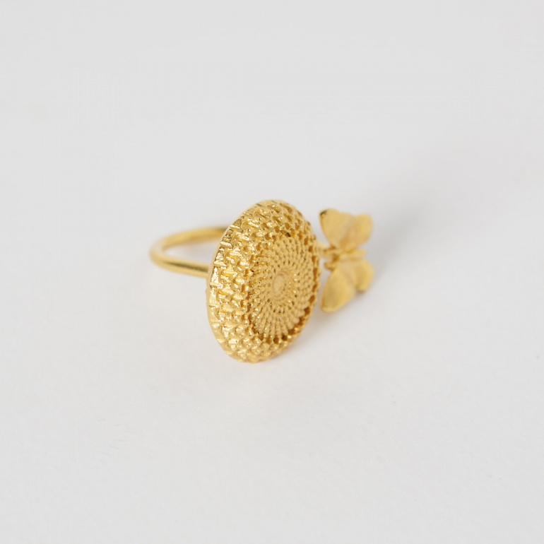 Ring Bouton D'or